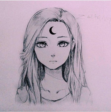 Картинки для срисовки девушки
