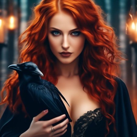 Рыжая ведьма грудь