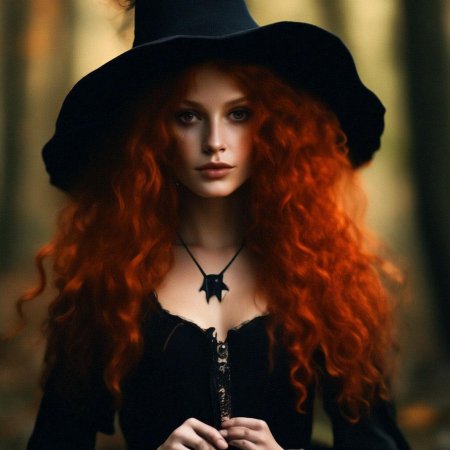 Рыжая ведьма арт