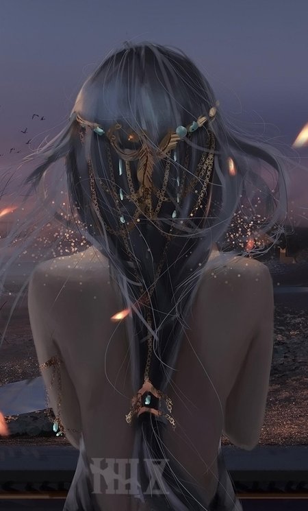 Девушка со спины