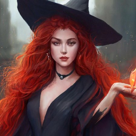 Красивая ведьмочка