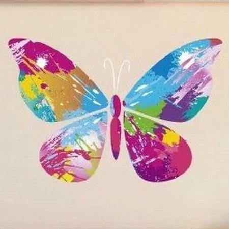 Разноцветные бабочки