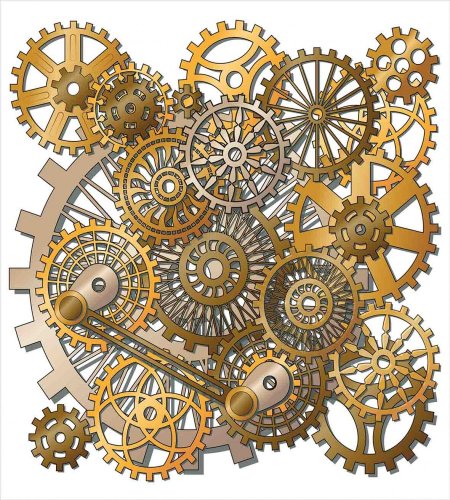 Шестеренки вектор ЕПС