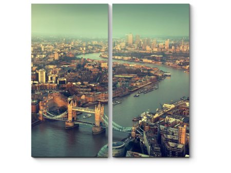 Темза с высоты птичьего полета