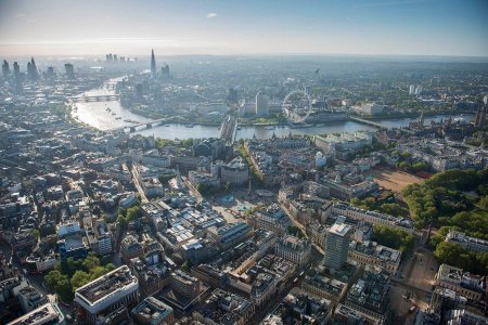 Глазго город с высоты птичьего полета