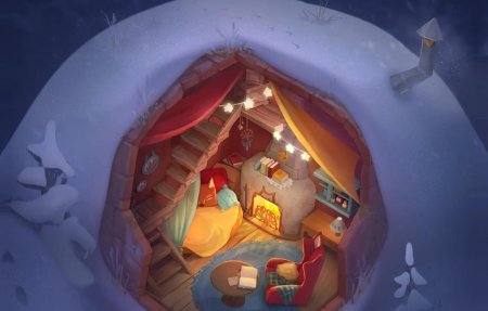 Сказочный домик внутри