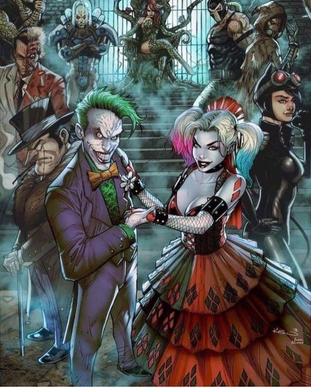 Джокер и Харли Квинн Аркхем