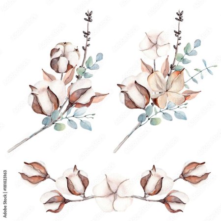 Хлопок акварелью