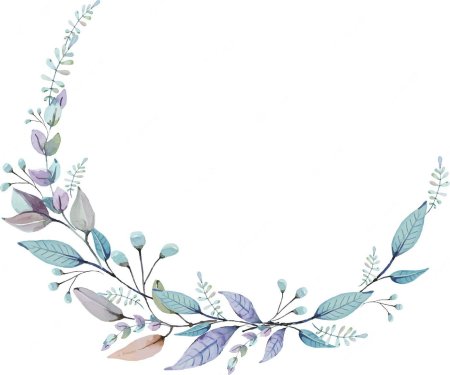 Акварельные ветки