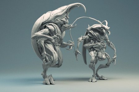 Моделька монстра