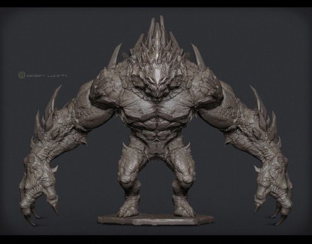 3в модель монстр МУТАНТ