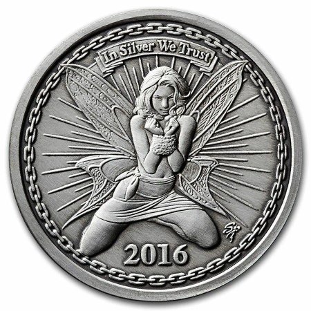 Монета с изображением ангела