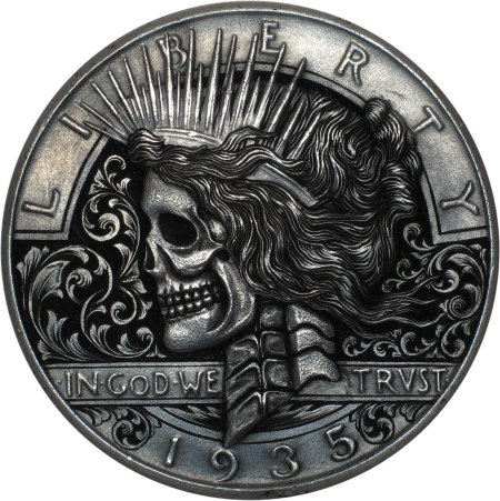 Чеканная монета Ведьмак