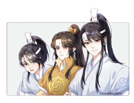 Jin Ling lan Sizhui lan Jingyi