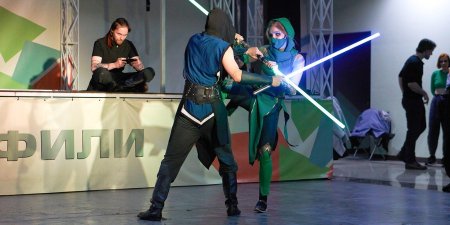 Саберфайтинг в Москве