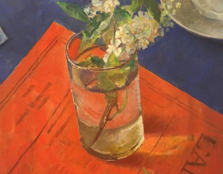 Черемуха в стакане Петров-Водкин