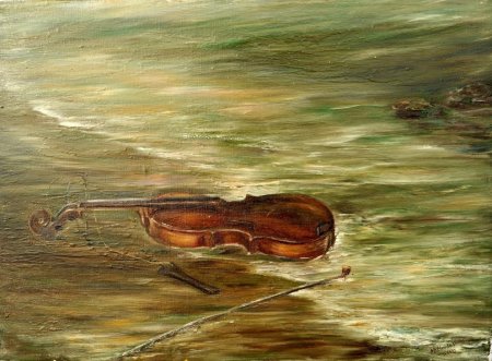 Скрипка живопись