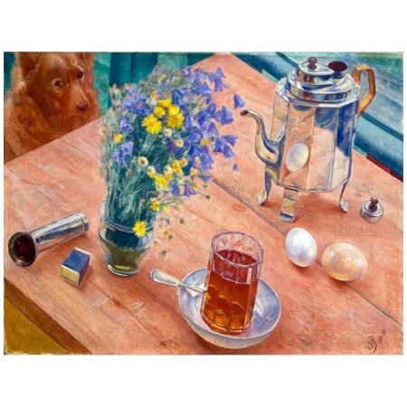 К. С. Петров-Водкин. "Утренний натюрморт". 1918.