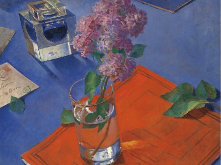 Петров-Водкин натюрморт с сиренью