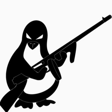 Пингвин с ружьем