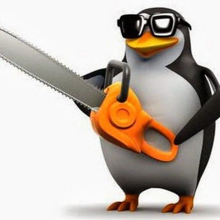 Пингвин в очках мем