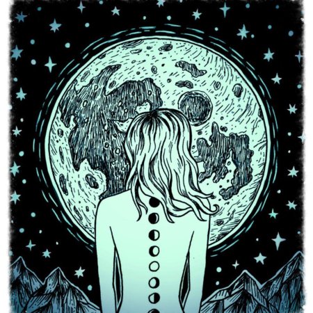 Рисунок космос для срисовки