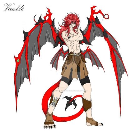 Получеловек полудракон аниме