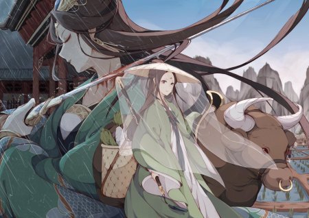 Юйши Хуан благословение небожителей арт