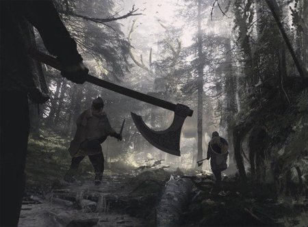 Воин в лесу