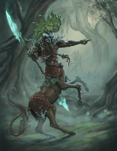 Кентавр ДНД арт