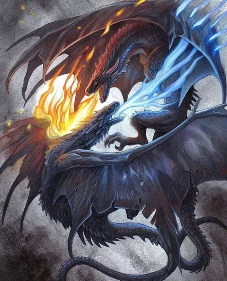 Дракон виверна арт драгон