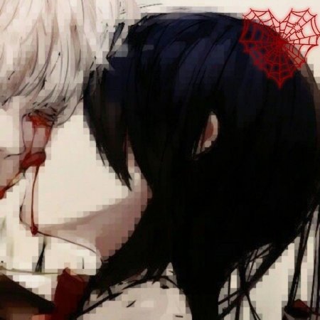 Токийский гуль Тоука и Канеки поцелуй