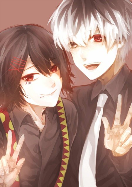 Токийский гуль Судзуя и Канеки