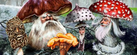 Шишкин мухоморы