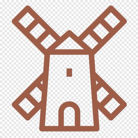 Мельница значок