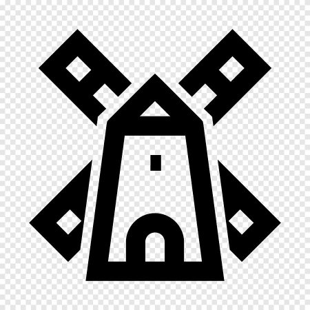 Мельница значок