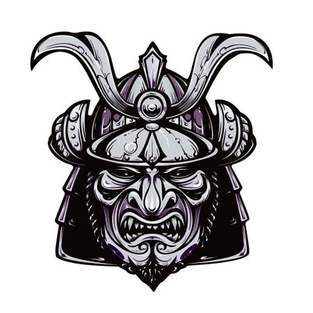 Маска самурая Менгу