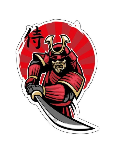 Наклейка Самурай