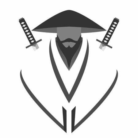 Самурай значок