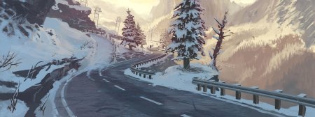 Дорога зима арт