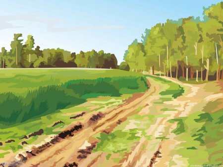 Мультяшные пейзажи