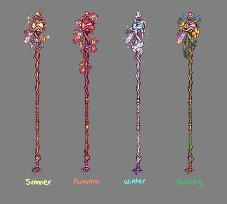 Посох друида референс