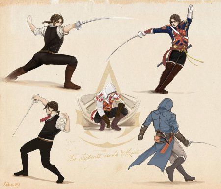 Фехтовальщик референс