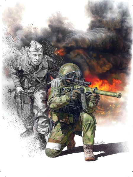 Россия и Украина война арт