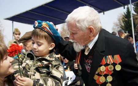 Дед ветеран и внук