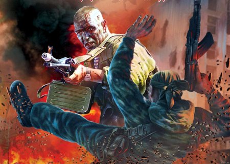 Советский солдат афганской войны арт