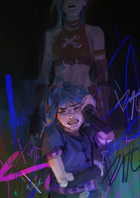 Маленькая Джинкс аркейн