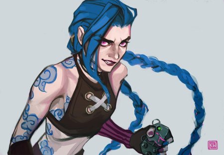 Джинкс аркейн арт