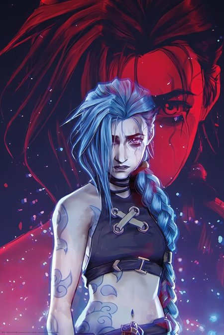 Джинкс аркейн арт