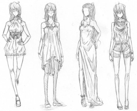 Скетчи аниме